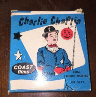 Charlie Chaplin 8MM Old Film Home Movies Coast Films Brooklyn N.  Y. 2