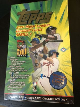 2001 Toops Series 2 Factory Baseball Hobby Box Packs Ichiro Rc? Mlb 36 Pc