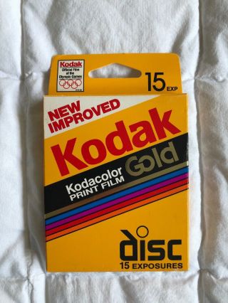Kodak Kodacolor Gold Print Film Disc 15 Exposures Expired 11/1996 Gdc - Disc 15