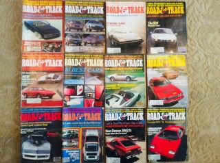 Vintage Road And Track Magazines 1978 Full Year