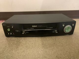 Rca Vr701hf Vcr Video Cassette Recorder 4 Head Hifi Vhs Player W/ Cables
