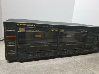 Vintage Marantz Sd - 160 Dual Deck Stereo Cassette Player