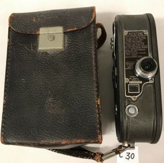 Keystone Model K - 8 Movie Camera,  8mm.  (c30)