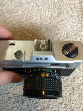 Vintage PhotoFlex MX - 35 35mm Fixed Lens Film Camera Box & Case 2