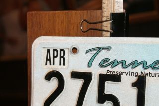 2009 Tennessee License Plate Radnor Lake 2751 RL 2