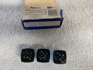 Vintage GE MagiCubes Flash 3 cube Flash Cubes for X type and magic cube cameras 3