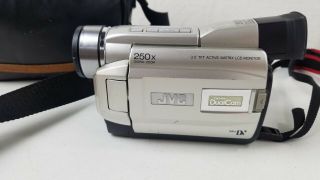JVC Mini DV Dual Cam Camcorder GR - DVL805 Video Movie Camera Complete Remote Char 3