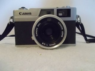 Canon Canonet 28 35mm Rangefinder Camera With Canon Lens