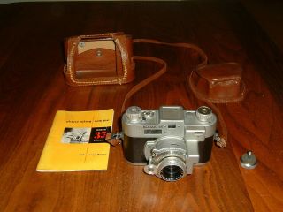 Kodak 35 Anastar F:3.  5 50mm Camera With Instructions Book