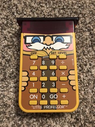 Vintage Texas Instruments Little Professor Educational Calculator