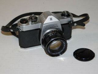 Honeywell Pentax Sp500 35mm Slr Film Camera Body Takumar 1:2/55 Asahi Lens