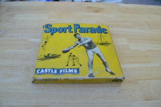 16mm Film Movie & Reel Sport Parade 355 Sport Thrillers Of 1949 Castle Film