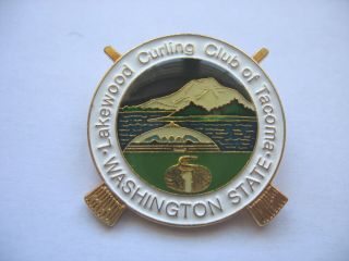 Lakewood Curling Club Of Tacoma Lapel Pin - Washington