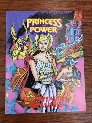 Pop Vintage She - Ra Mini Comic Book Disappearing Treasures Motu Princess Of Power