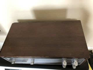 Vintage 1970’s Wooden Ambassador Solid State Radio Great 2