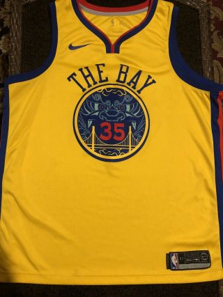 Nike Kevin Durant Golden State Warriors Swingman The Bay Xl Jersey