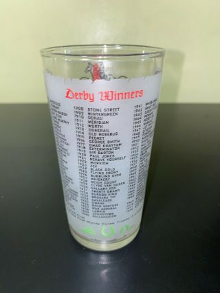 1973 Kentucky Derby Glass 3