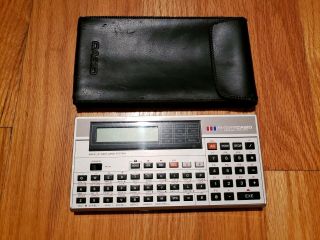 Vintage Casio Fx - 720p Personal Computer Calculator W/ Pouch An Estate Find