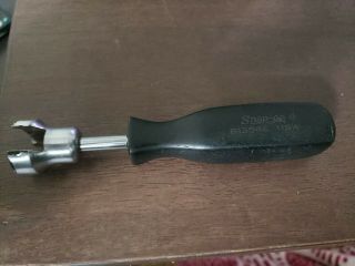 Vintage Snap - On Tools B1356c Brake Spring Retainer Tool W/hard Black Handle