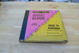 16mm Film Movie & Reel The Music Album No.  Ma3 - Songs To Remember Castle Film