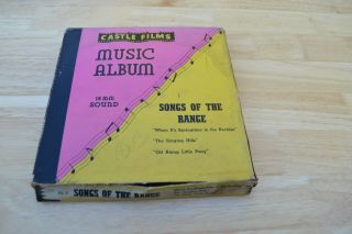 16mm Film Movie & Reel 1947 Music Album Songs Of The Range Ma31 Castle Films