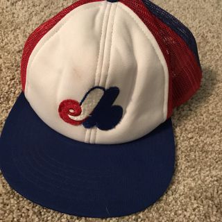 Vintage 1980s Montreal Expos Hat Ted Fletcher Baseball Hat