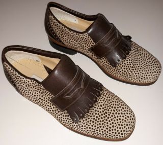 Vintage Walter Italian Leather Golf Dress Shoe Women 6 B