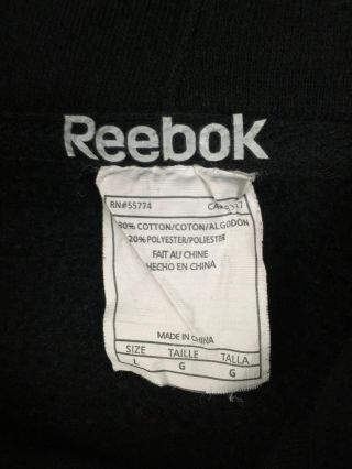 Reebok Chicago Blackhawks - Men ' s Black Cotton Sweatshirt (L) - 2