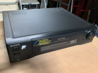 Sony Vhs Player Slv - 770hf Vcr Video Cassette Recorder W/remote Repair