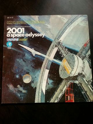 2001 A Space Odyssey Soundtrack Lp Vintage 1968 Mgm Stanley Kubrick Vinyl Record