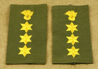 Greece Vintage Military Greek Army Colonel Officer Epaulettes