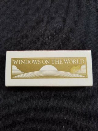 Vintage Matchbook - Windows On The World - York World Trade Center