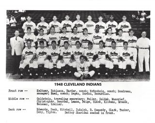 1948 Cleveland Indians 8x10 Team Photo Baseball Picture Mlb