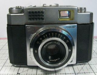 Zeiss Ikon Contina Matic Ii 35mm Camera With Pantar 45mm F/2.  8 And Case Germany