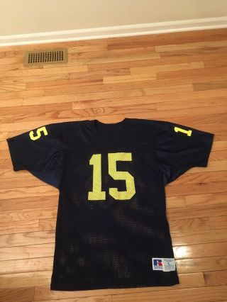 Elvis Grbac Michigan Wolverines Ncaa Vintage Authentic Russell Athletic Jersey