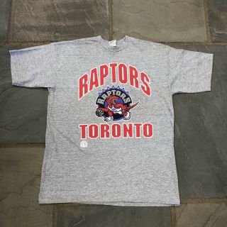 Vintage 90s Toronto Raptors Graphic Logo Tee Shirt Men’s Size Xl Nba Drake The6