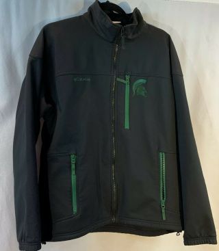 Columbia Michigan State Spartans Football Fleece Lined Zip Jacket 911009
