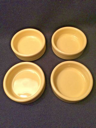 Vintage Coorsite Porcelain 2 - 1/2” Ramekin Butter Servers