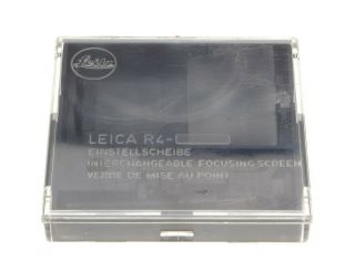 Leica R4 Slr 35mm Film Camera Vintage Ground Glass Fresnel Screen Replacement