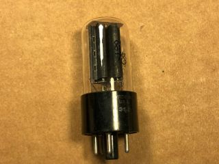 Vintage 1953 Rca 5y3gt Rectifier Tube Usa Black Plate Tests Great For Guitar Amp