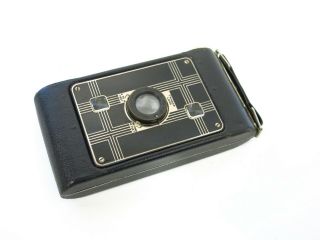 Vintage Jiffy Kodak Six - 20 Series Folding Bellows Camera With Twindar Lens