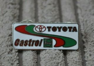 Vintage Castrol Toyota Enamel Badge Circa 1990 (sainz Wrc Win)