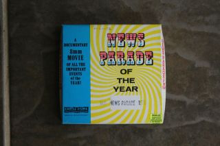 Castle Films News Parade Of The Year 8 Black And White 8mm Movie