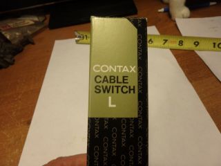 Vintage Mib Contax Cable Switch L - 30 Remote Release