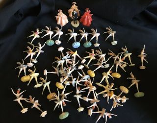 Vintage Cake Toppers/decorations,  Ballerinas,  Wedding,  Hong Kong,  Mixed 40 Piece