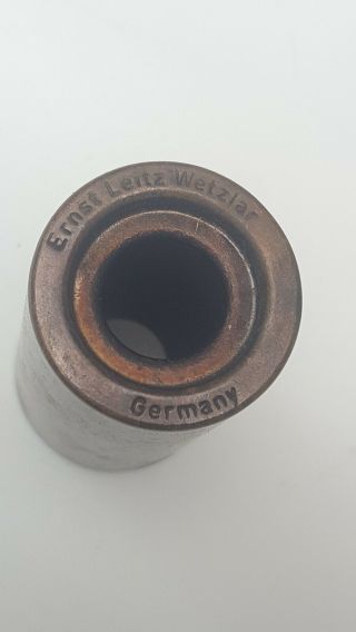 Vintage Ernst Leitz Wetzlar Germany 35mm Reloadable Brass Film Cartridge