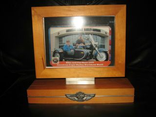 Harley Davidson 100th Anniversary Double Sided Picture Frame Hallmark