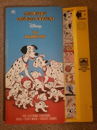 Vintage Disney 101 Dalmatians Golden Sound Story Book (blemished)