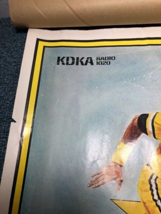 1980 PITTSBURGH PIRATES HEINZ KDKA POSTER WILLIE STARGELL 17X23 Vintage 3