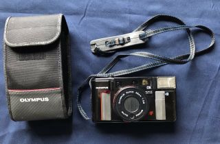 Olympus Quick Flash Afl 35mm 1:2.  8 Point & Shoot Zuiko W/ 38mm Lens (with Case)